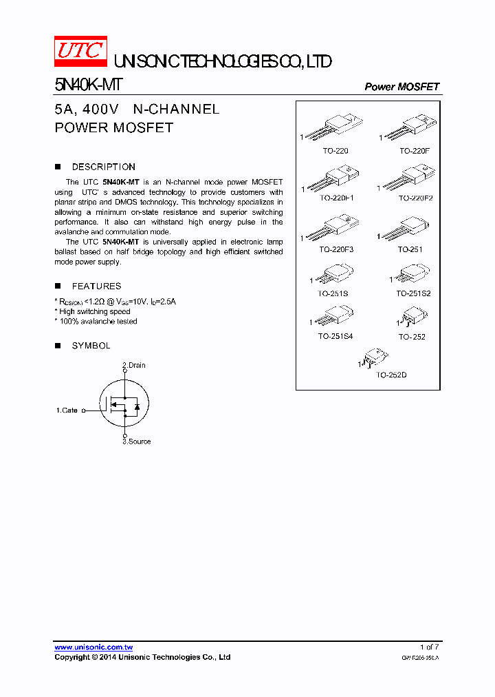 5N40KG-TA3-T_9034232.PDF Datasheet
