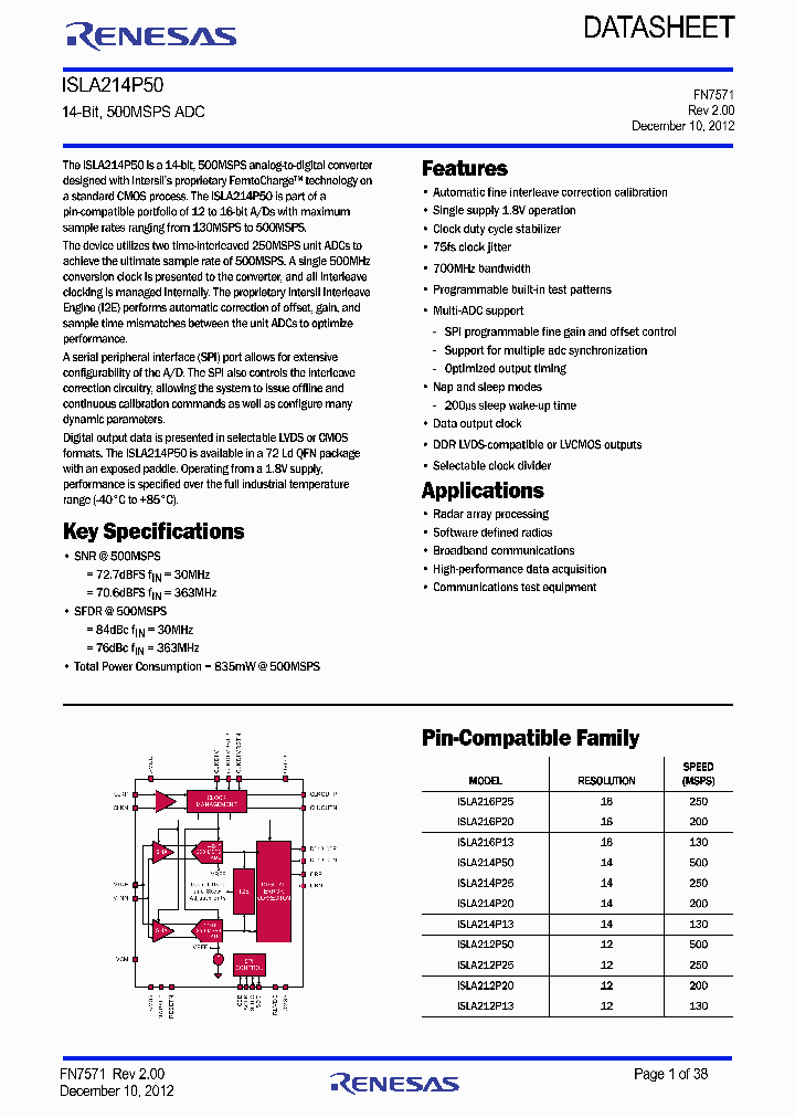 ISLA214P50IR72EV1Z_9034349.PDF Datasheet
