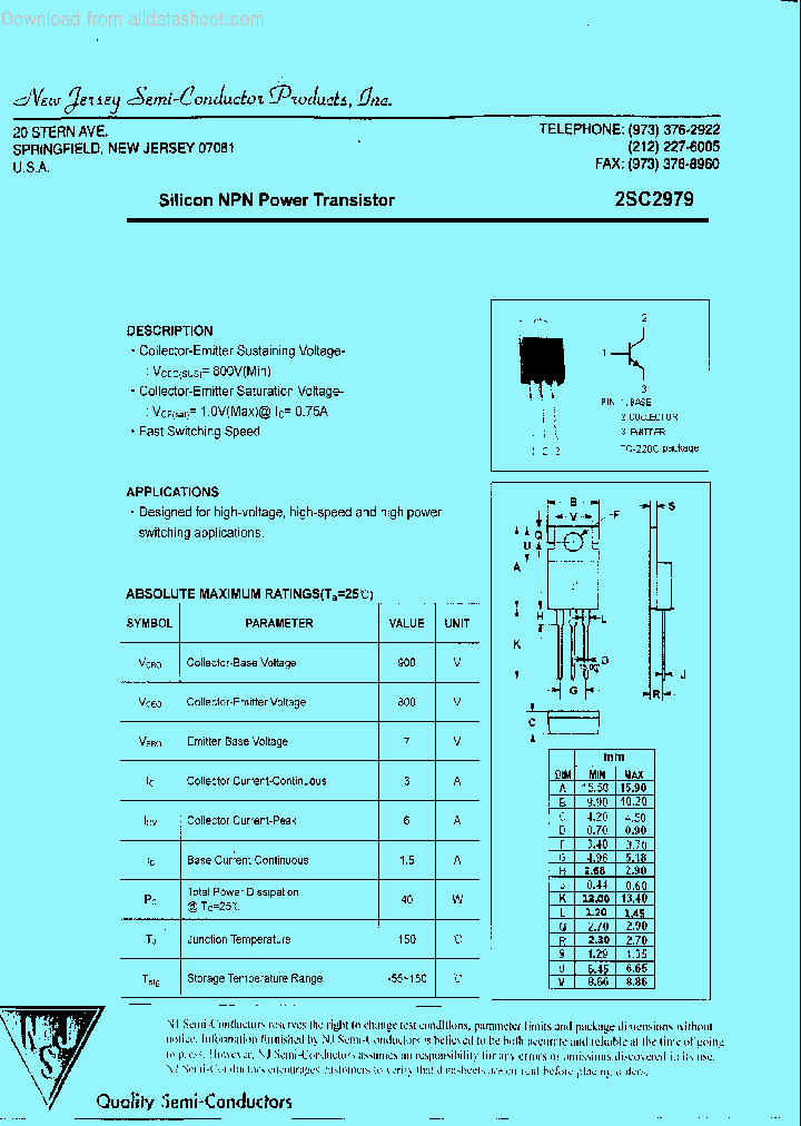 2SC2979_9034425.PDF Datasheet