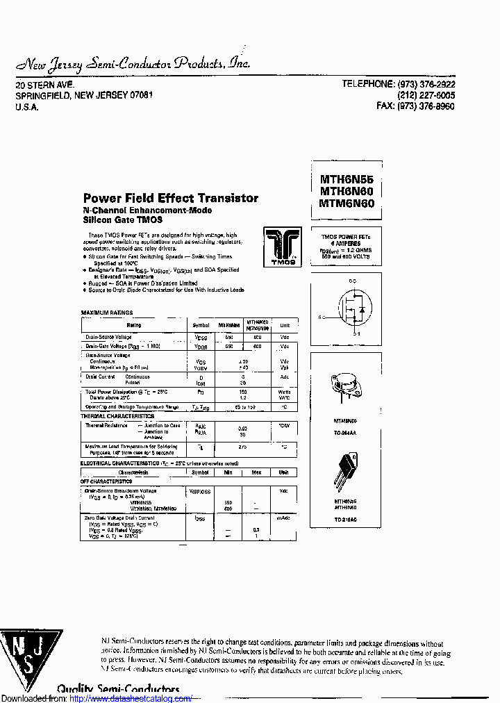 MTM6N60_9034783.PDF Datasheet