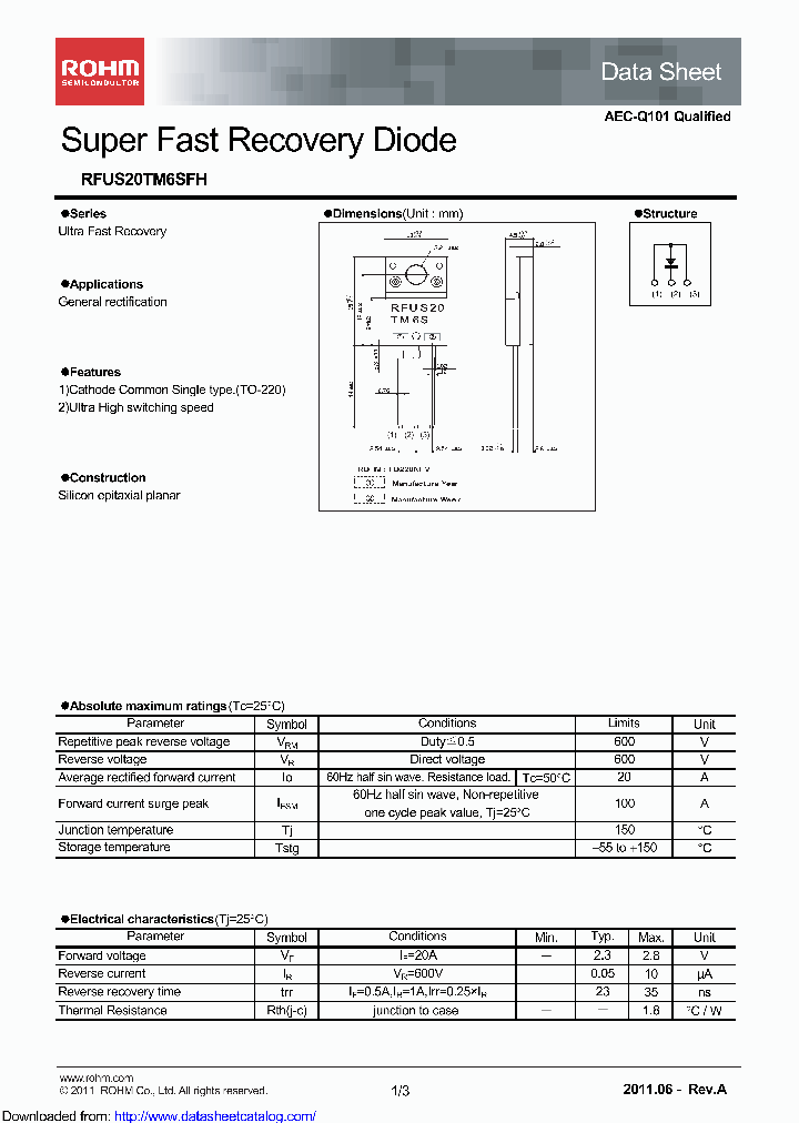 RFUS20TM6SFH_9034784.PDF Datasheet