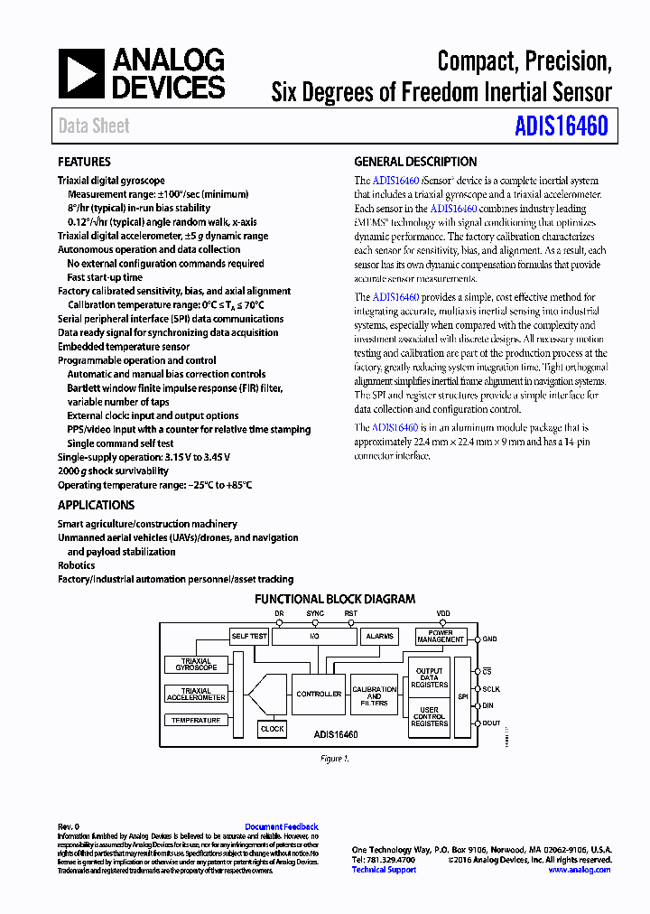 ADIS16460_9035972.PDF Datasheet