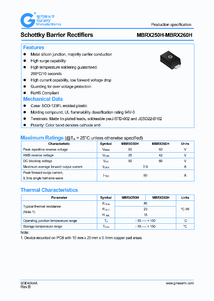 MBRX260H_9036030.PDF Datasheet