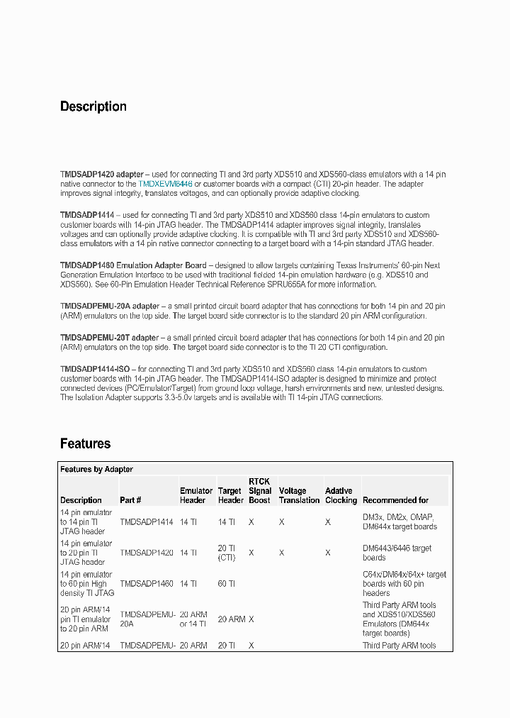 TMDSADPEMU-20T_9036460.PDF Datasheet