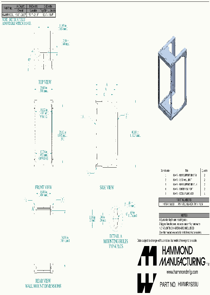 HWMR1920U_9036705.PDF Datasheet