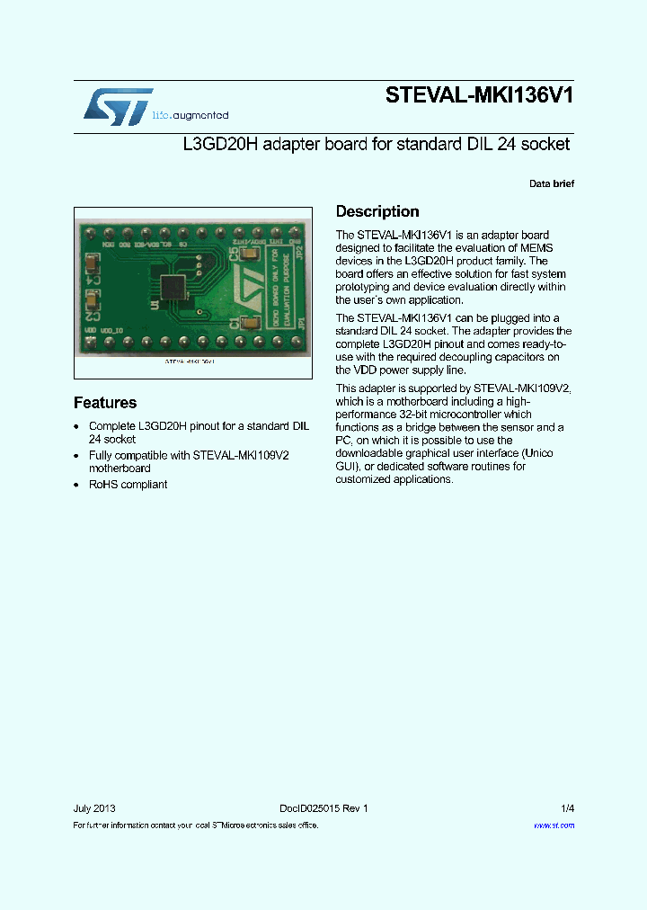 STEVAL-MKI136V1_9036957.PDF Datasheet
