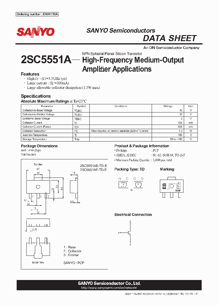 ENA1118A_9037251.PDF Datasheet