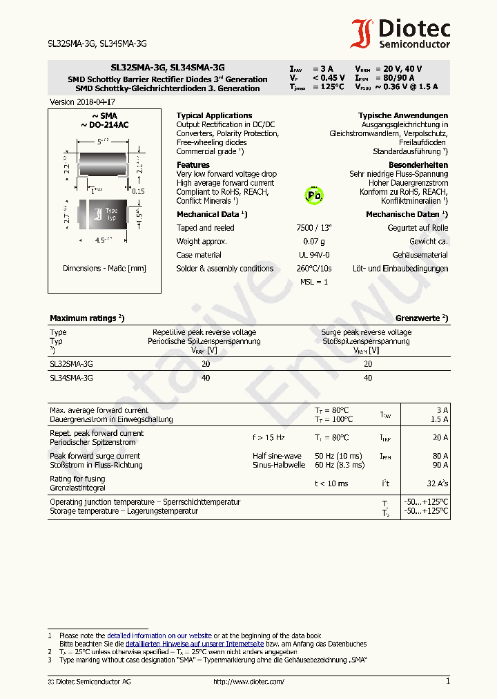 SL34SMA-3G_9037287.PDF Datasheet