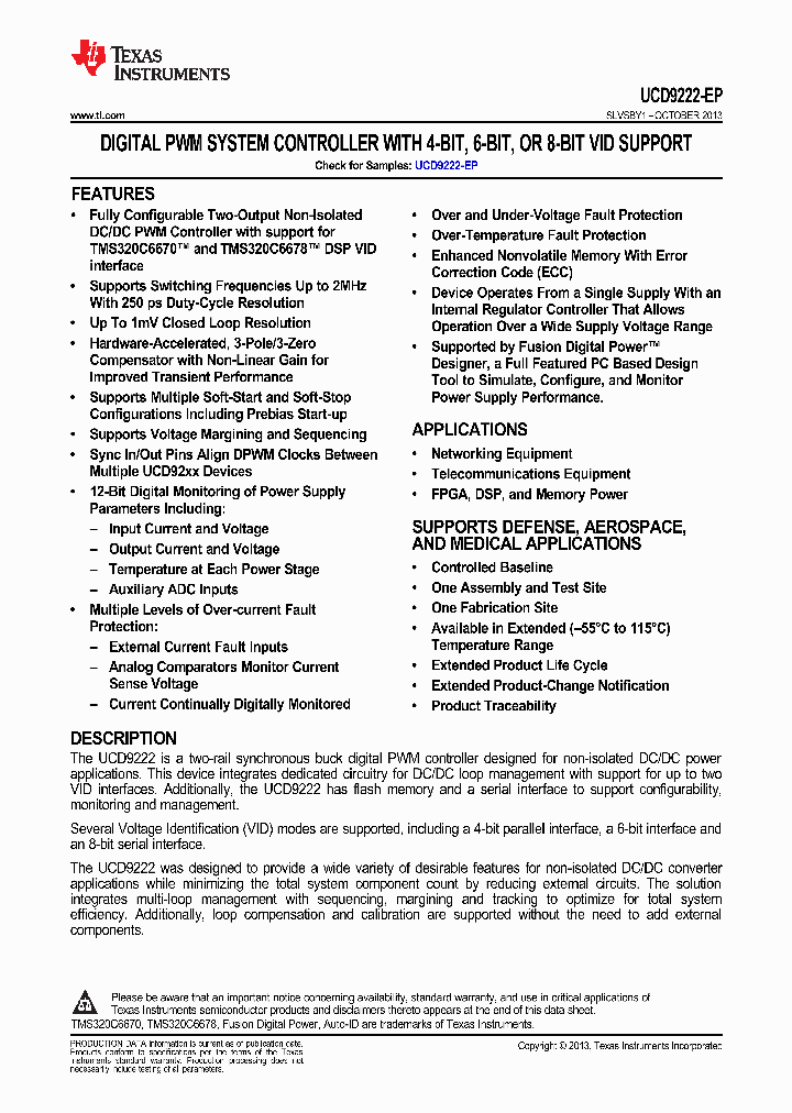 UCD9222-EP_9038136.PDF Datasheet