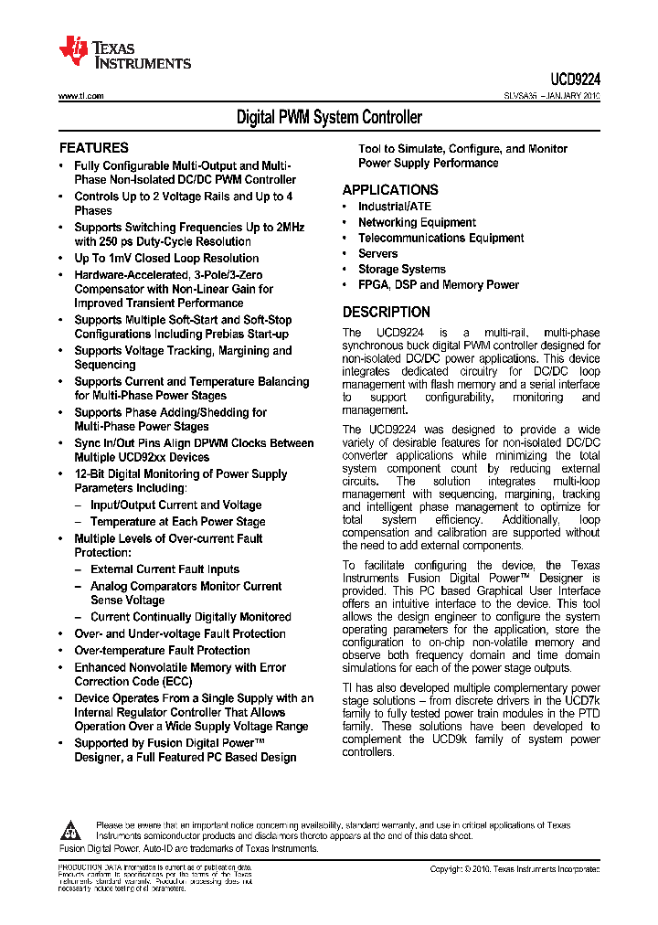 UCD9224_9038138.PDF Datasheet