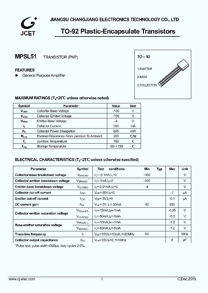 MPSL51_9038242.PDF Datasheet