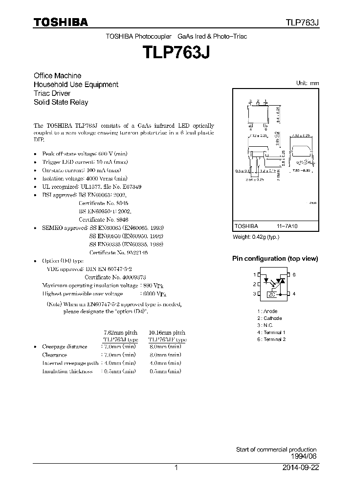 TLP763J-14_9038257.PDF Datasheet