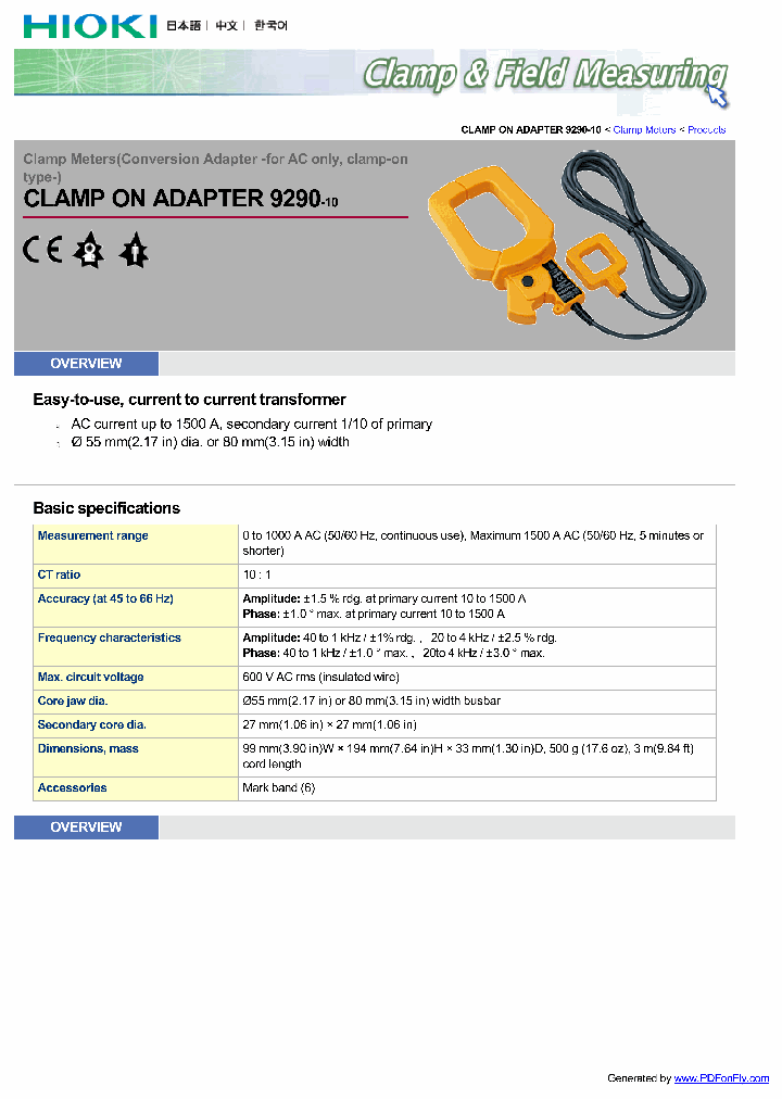 9290-10_9038274.PDF Datasheet