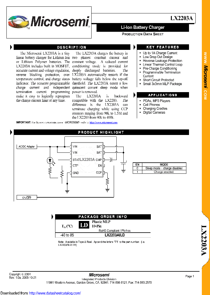 LX2203AILD_9038716.PDF Datasheet