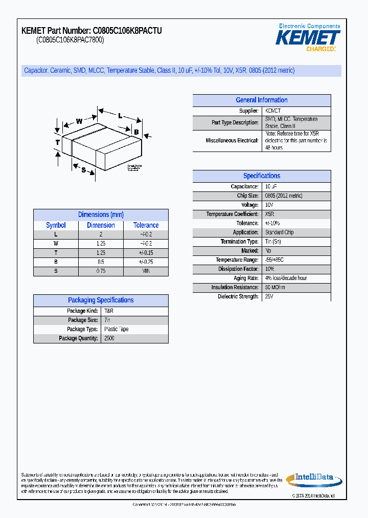 C0805C106K8PACTU_9039084.PDF Datasheet