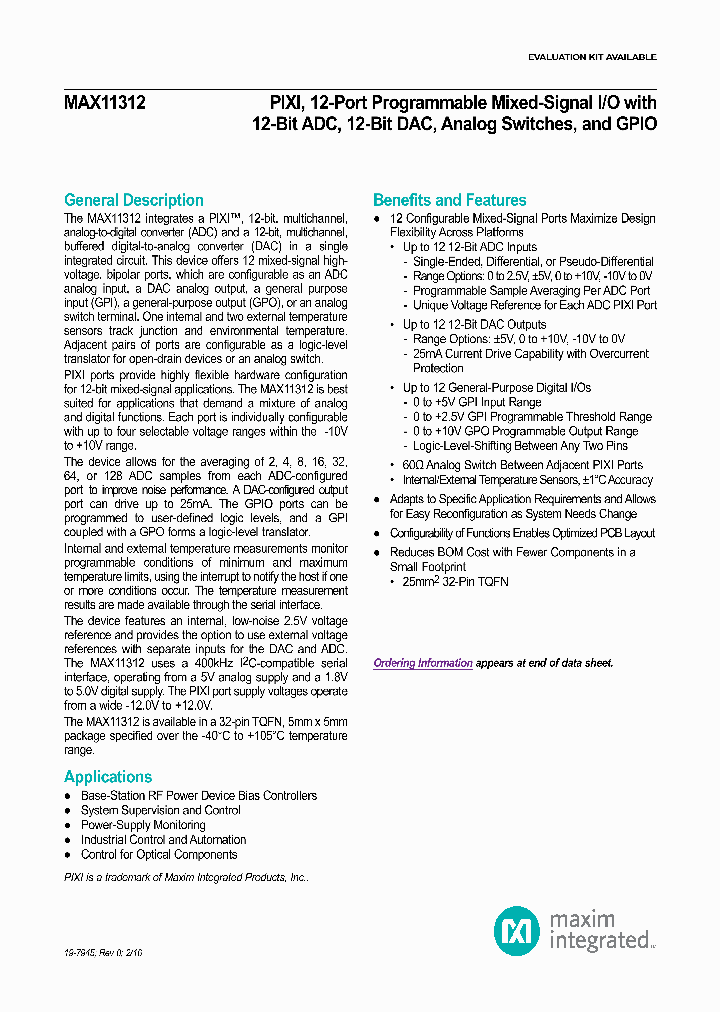 MAX11312_9039225.PDF Datasheet