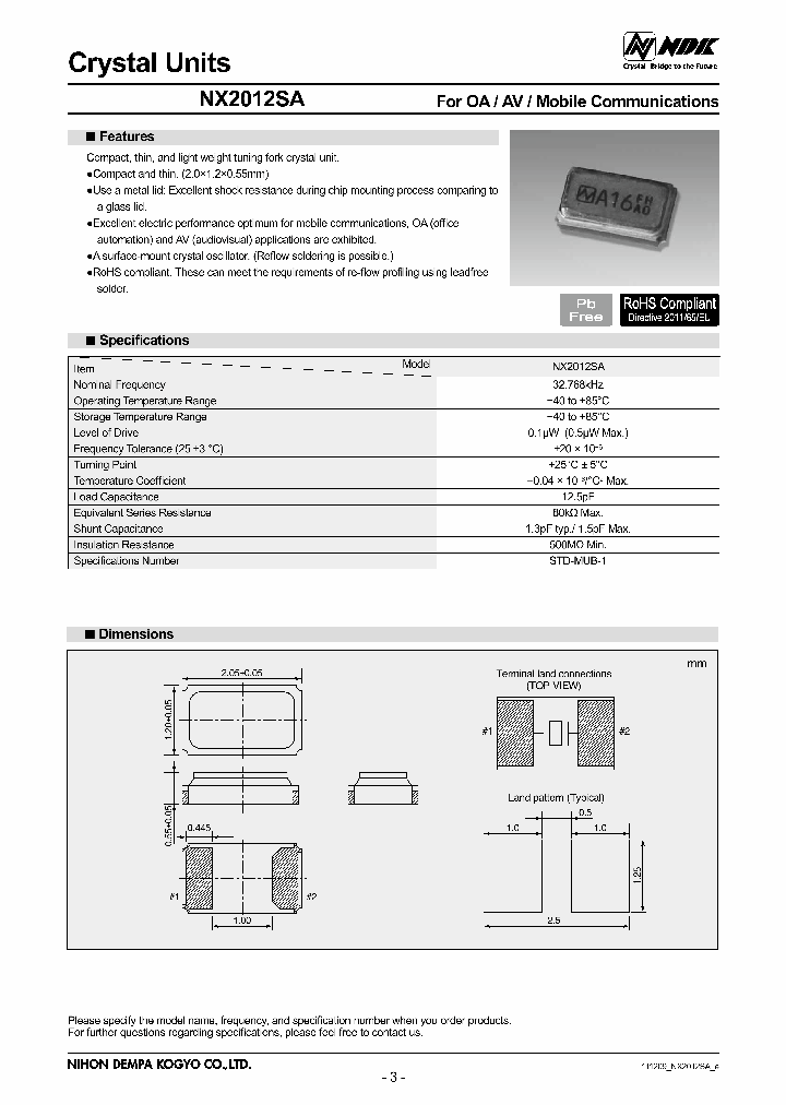 NX2012SA-32768K-STD_9039416.PDF Datasheet