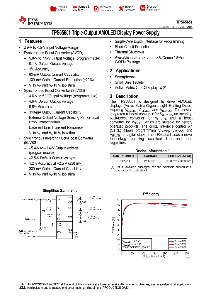 TPS65651_9039467.PDF Datasheet