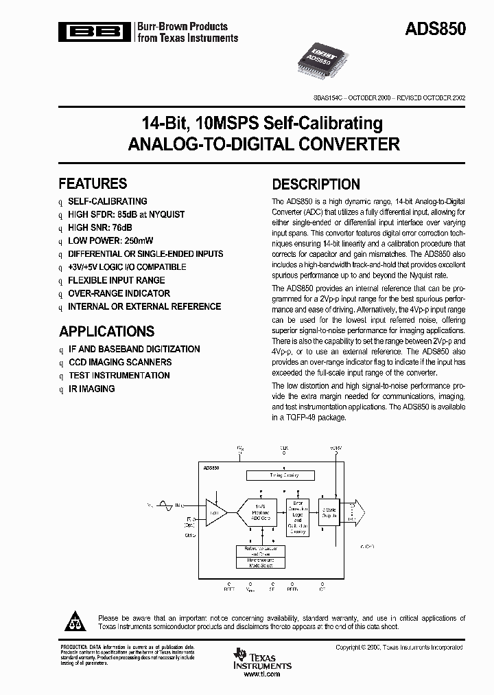 ADS850_9039479.PDF Datasheet