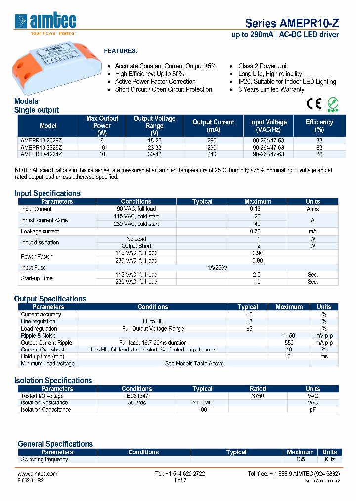 AMEPR10-2629Z_9039510.PDF Datasheet