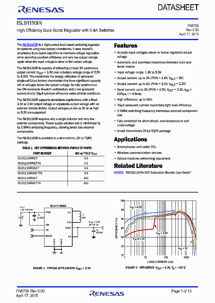 ISL91110IRA-EVZ_9039759.PDF Datasheet
