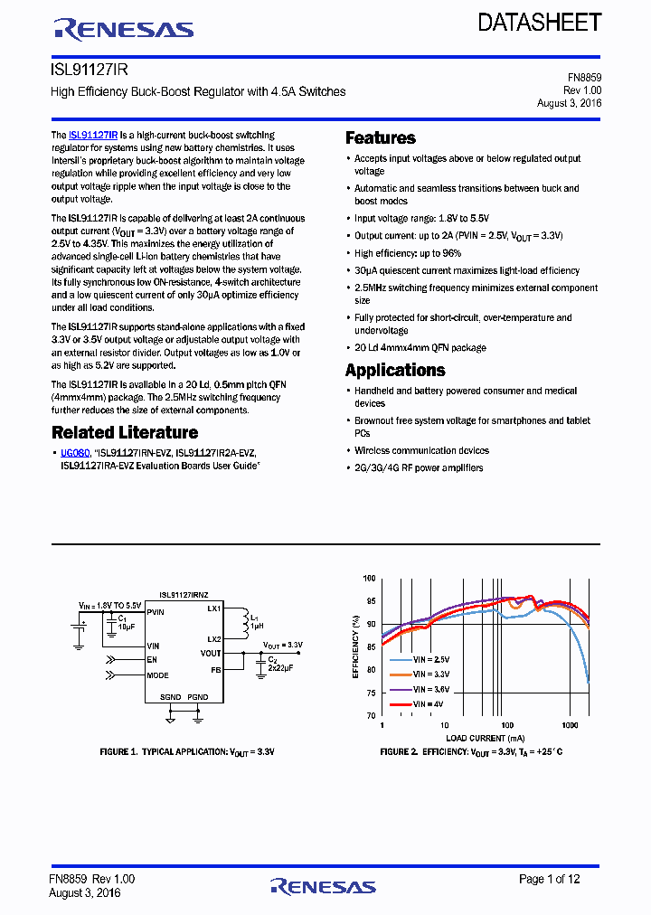 ISL91127IRA-EVZ_9039760.PDF Datasheet