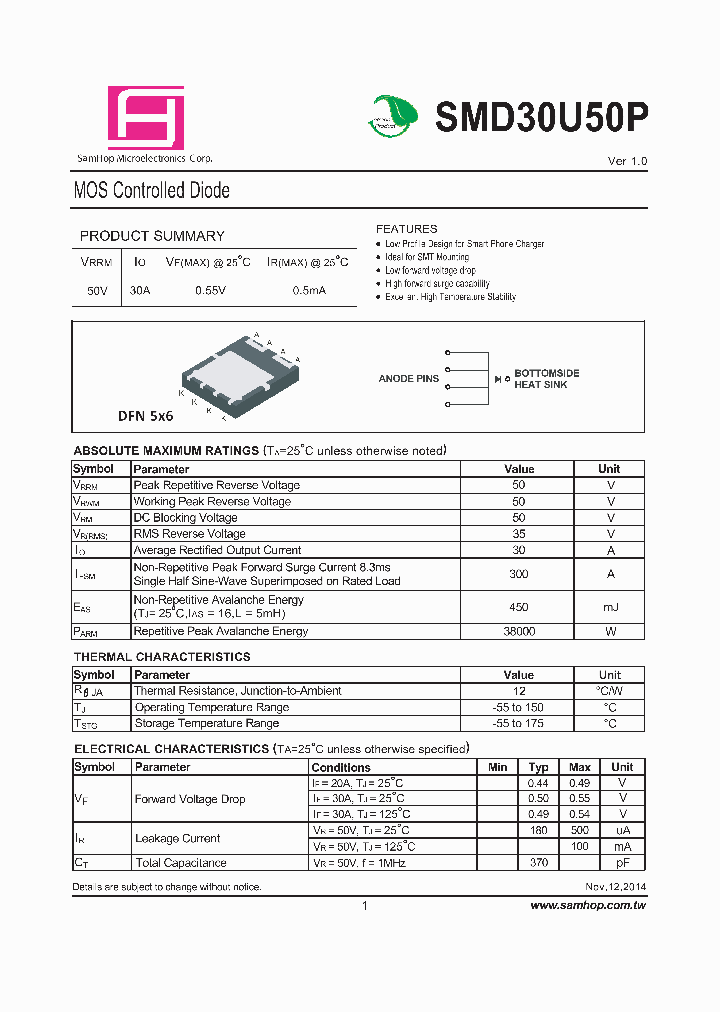 SMD30U50P_9039812.PDF Datasheet