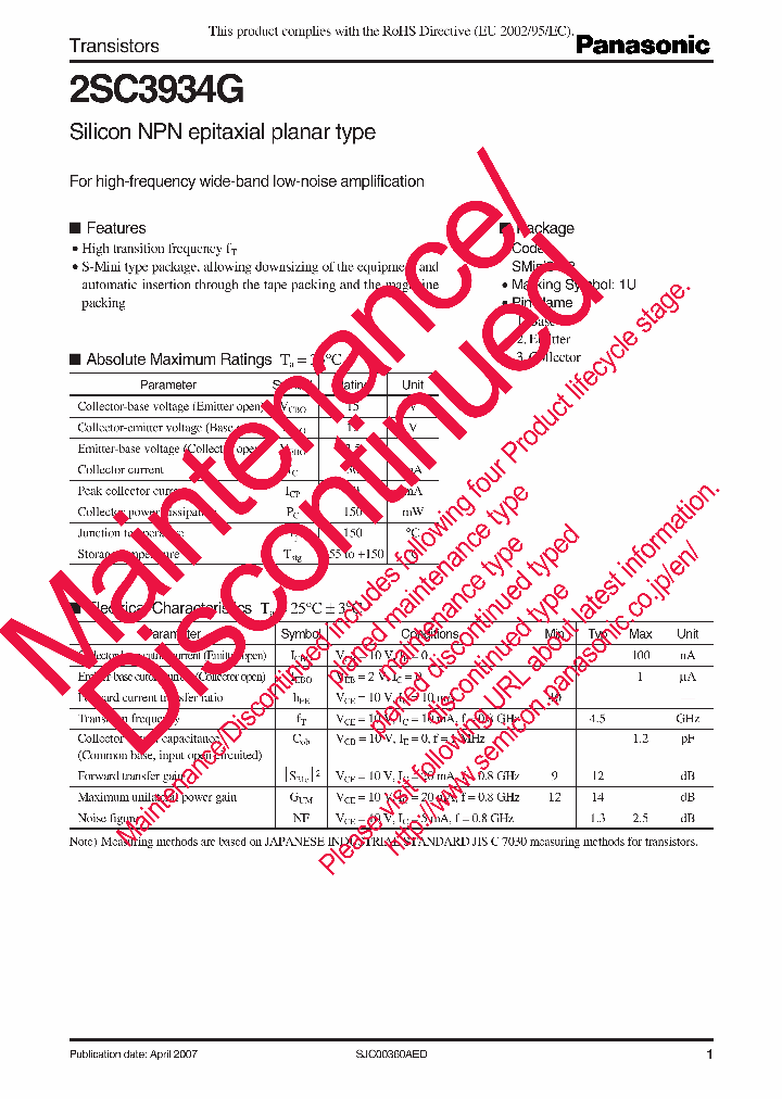 2SC3934G_9040102.PDF Datasheet