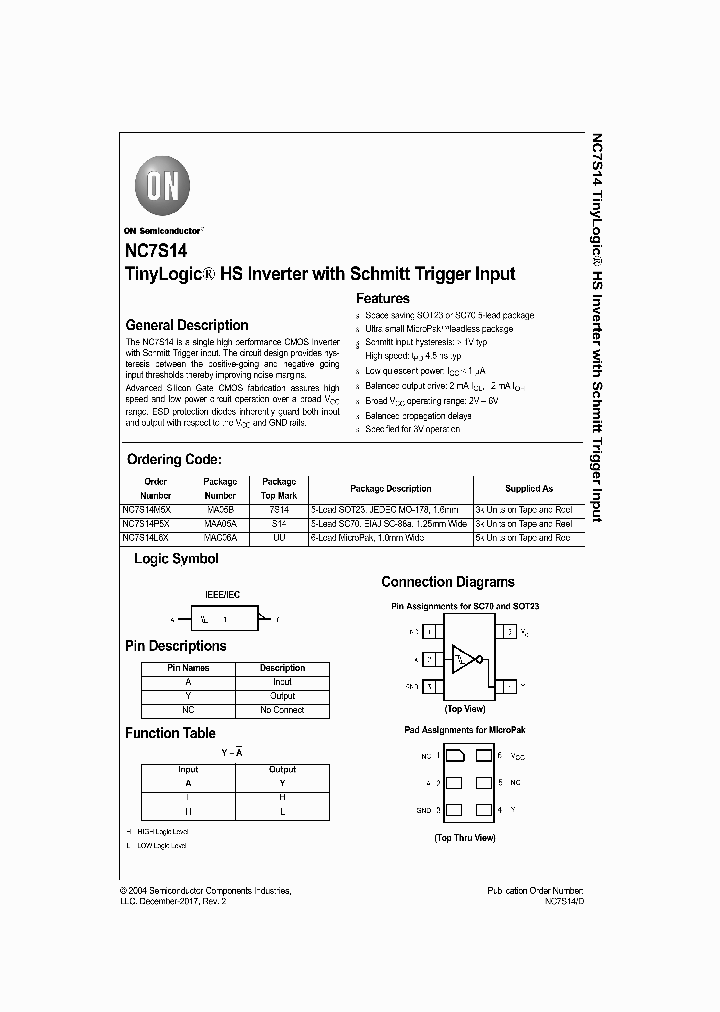 NC7S14_9040340.PDF Datasheet