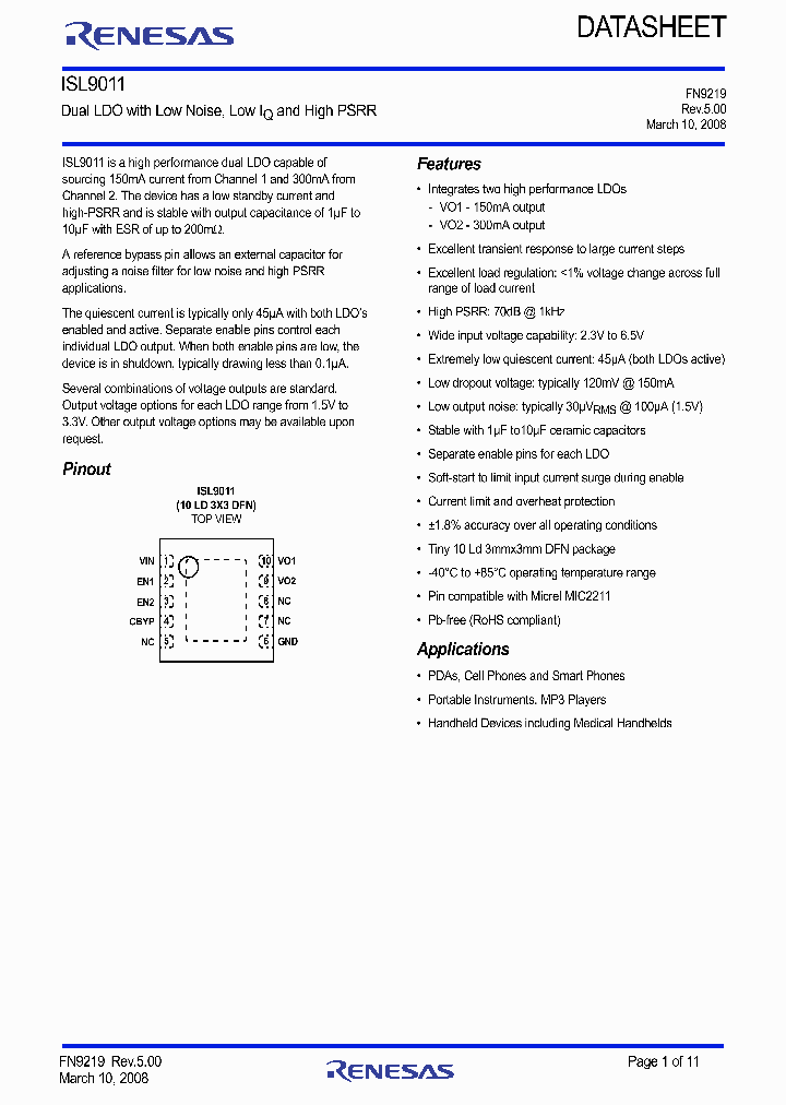 ISL9011IRKKZ_9040471.PDF Datasheet