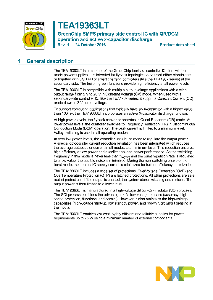 TEA19363LT_9040745.PDF Datasheet