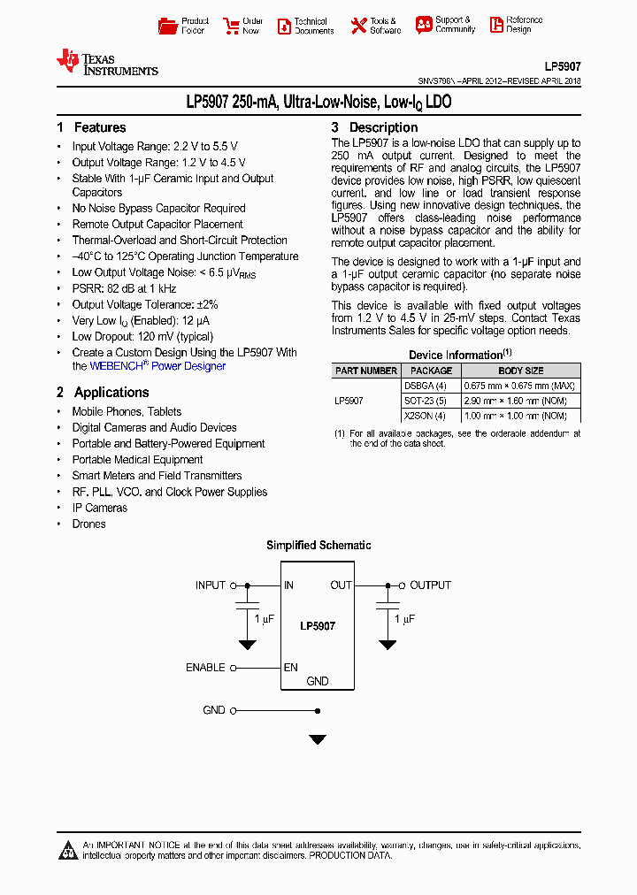 LP5907UVX-12NOPB_9040994.PDF Datasheet