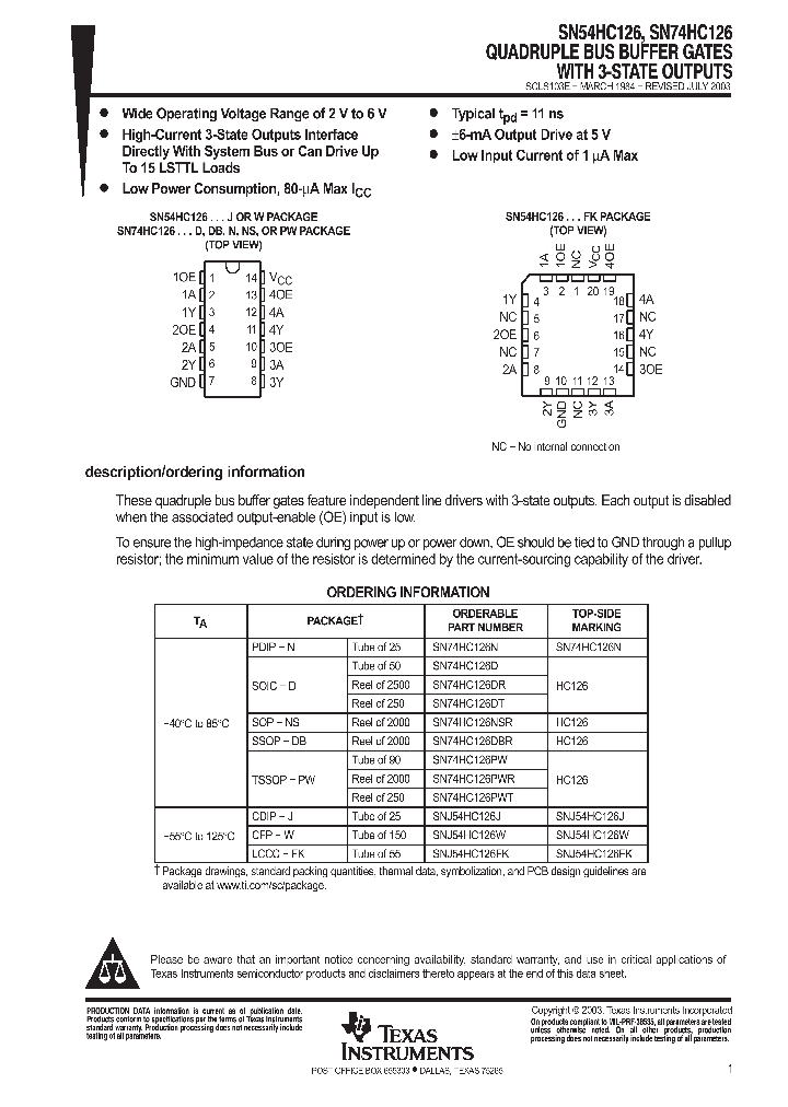 SNJ54HC126J_9041072.PDF Datasheet