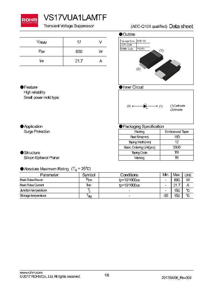 VS20VUA1LAMTF_9041374.PDF Datasheet