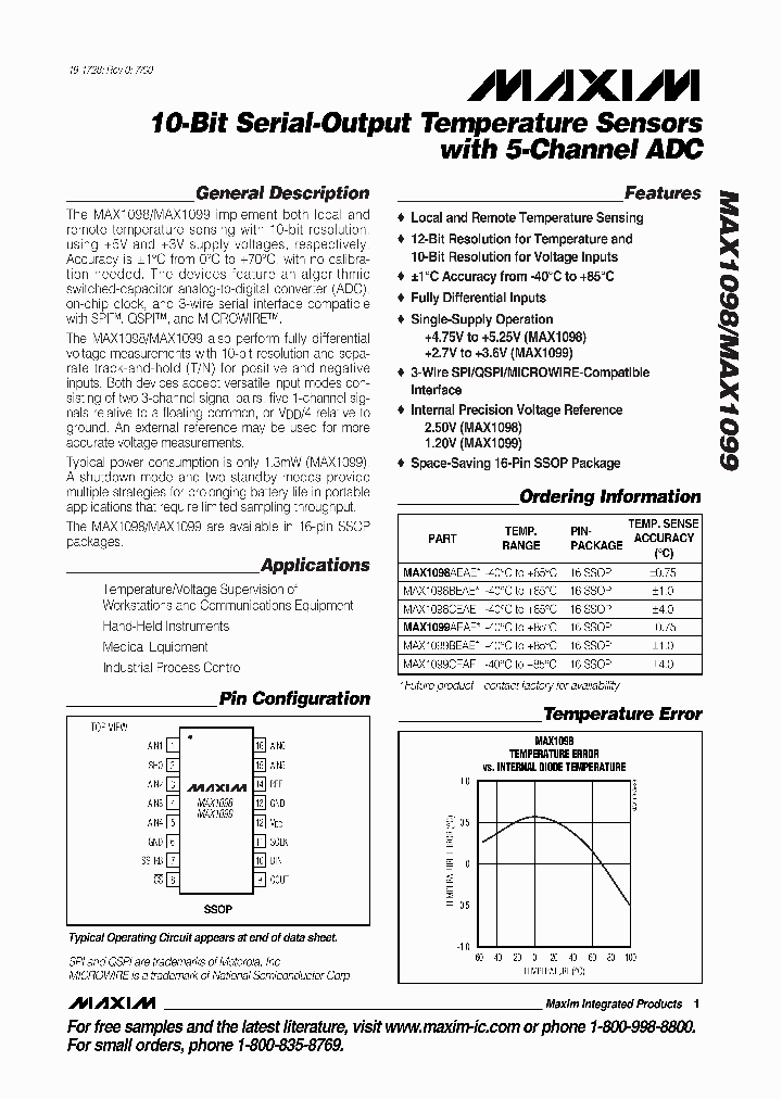 MAX1098AEAE_9041547.PDF Datasheet
