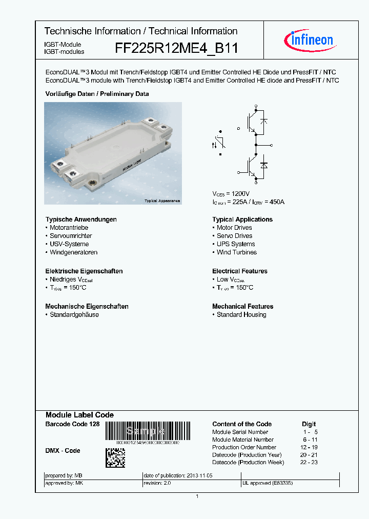 FF225R12ME4-B11_9041617.PDF Datasheet