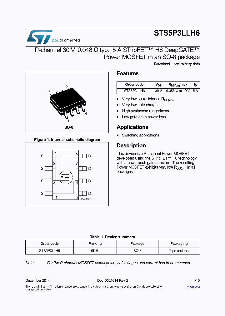 STS5P3LLH6_9042142.PDF Datasheet