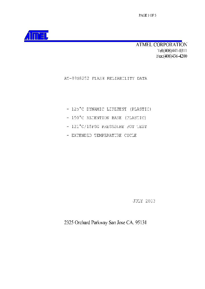 AT-89S8252_9042164.PDF Datasheet