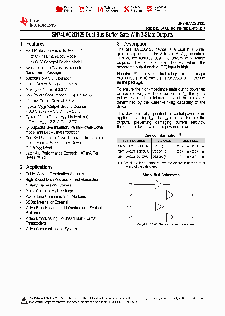 SN74LVC2G125_9042454.PDF Datasheet