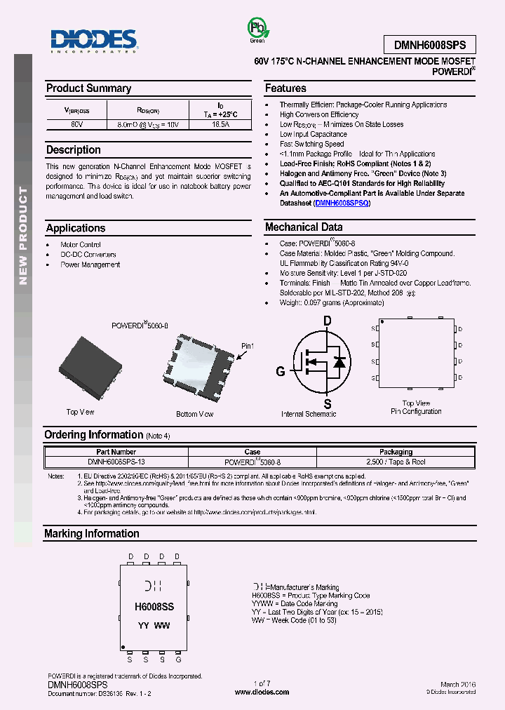 DMNH6008SPS_9042566.PDF Datasheet