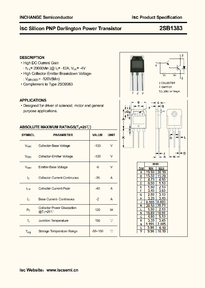 2SB1383_9042754.PDF Datasheet
