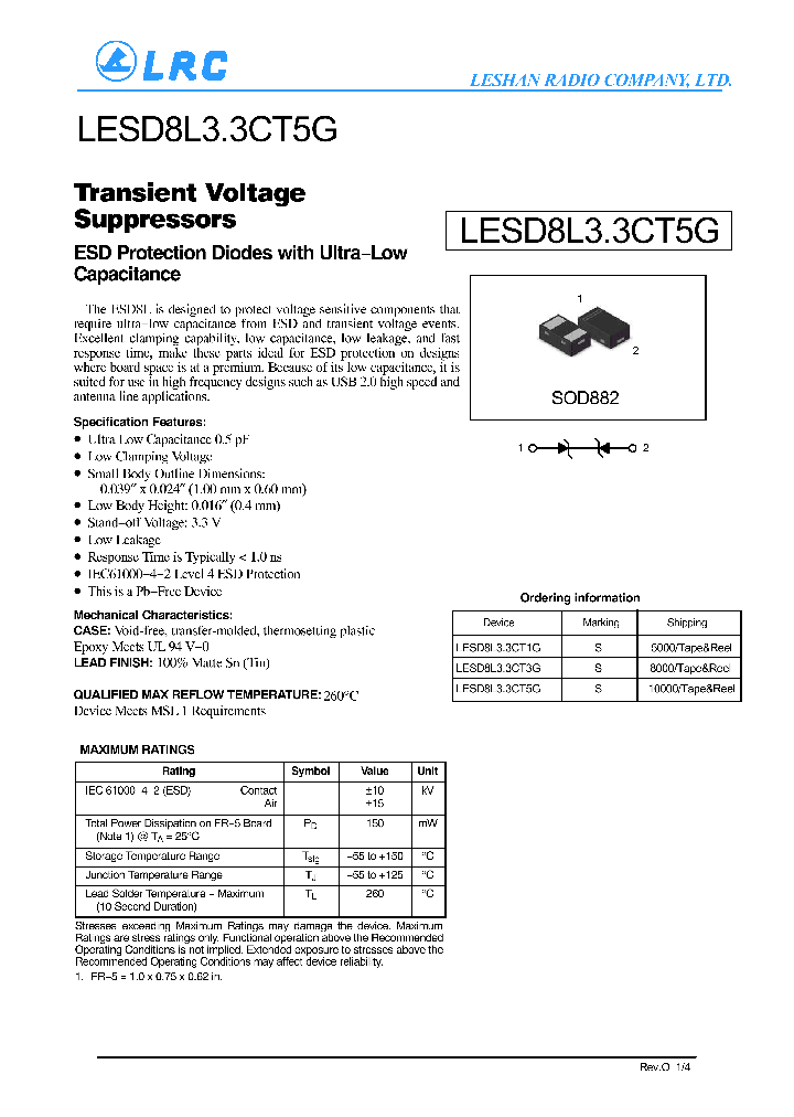 LESD8L33CT1G_9043565.PDF Datasheet