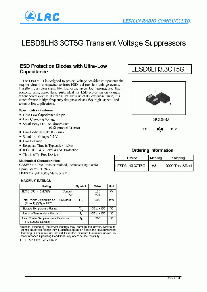LESD8LH33CT5G_9043576.PDF Datasheet