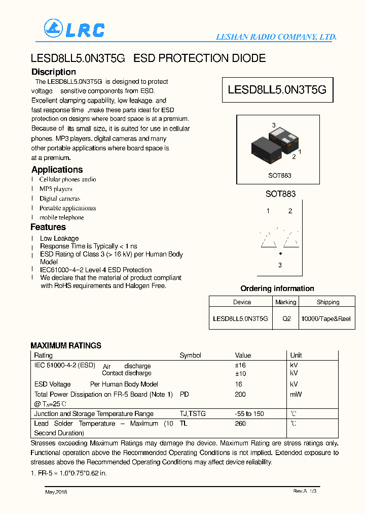 LESD8LL50N3T5G_9043583.PDF Datasheet