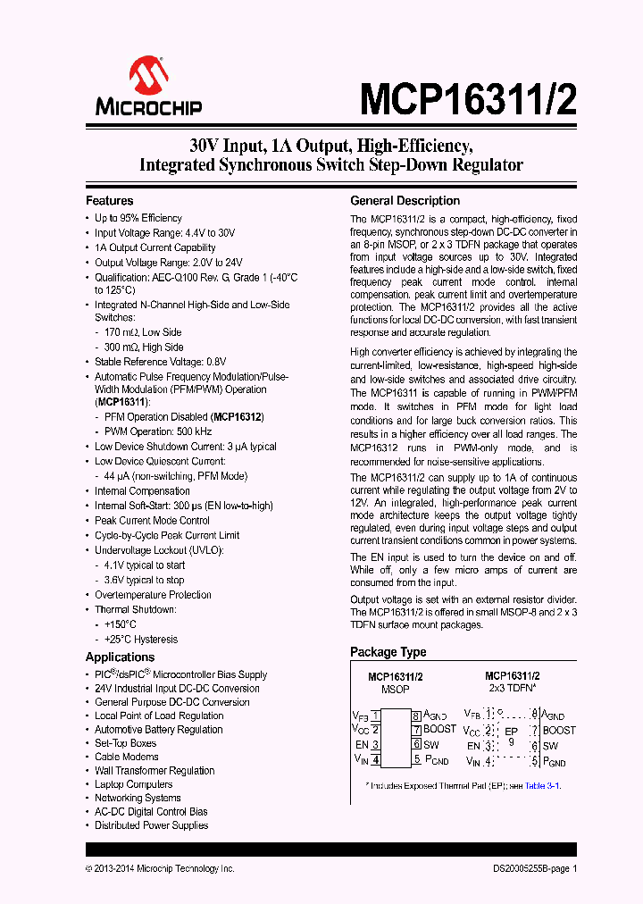 MCP16311_9043870.PDF Datasheet