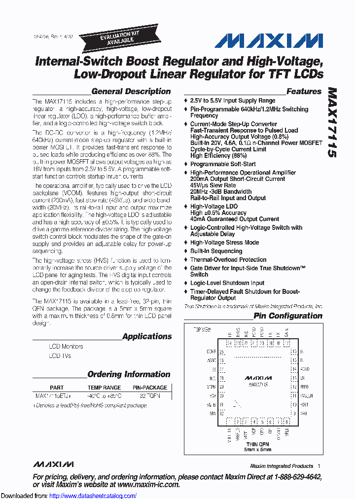 MAX17115ETJTCK6_9044206.PDF Datasheet