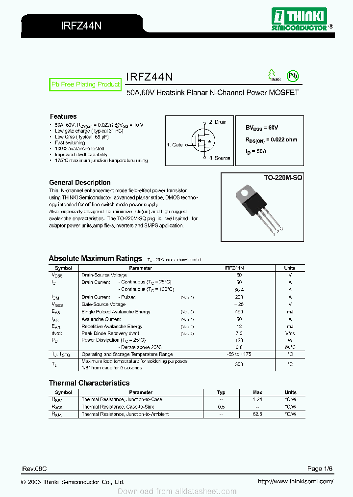 IRFZ44N_9044858.PDF Datasheet