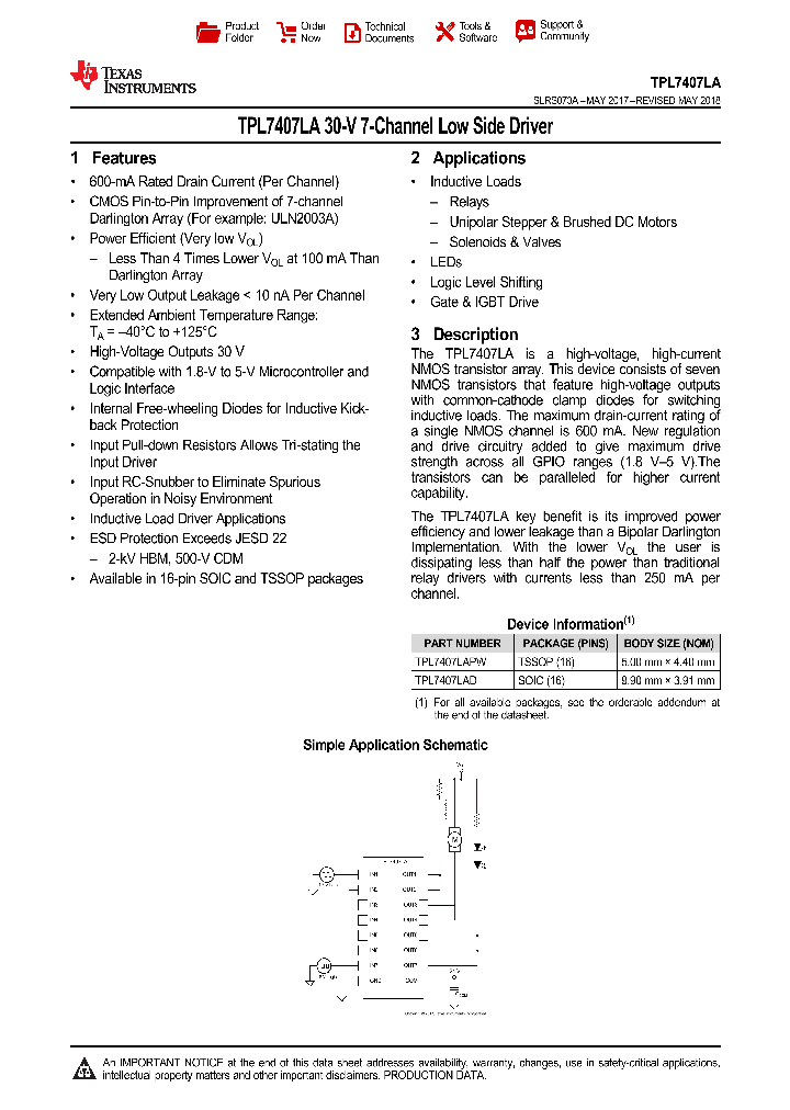 TPL7407LAPWR_9045195.PDF Datasheet