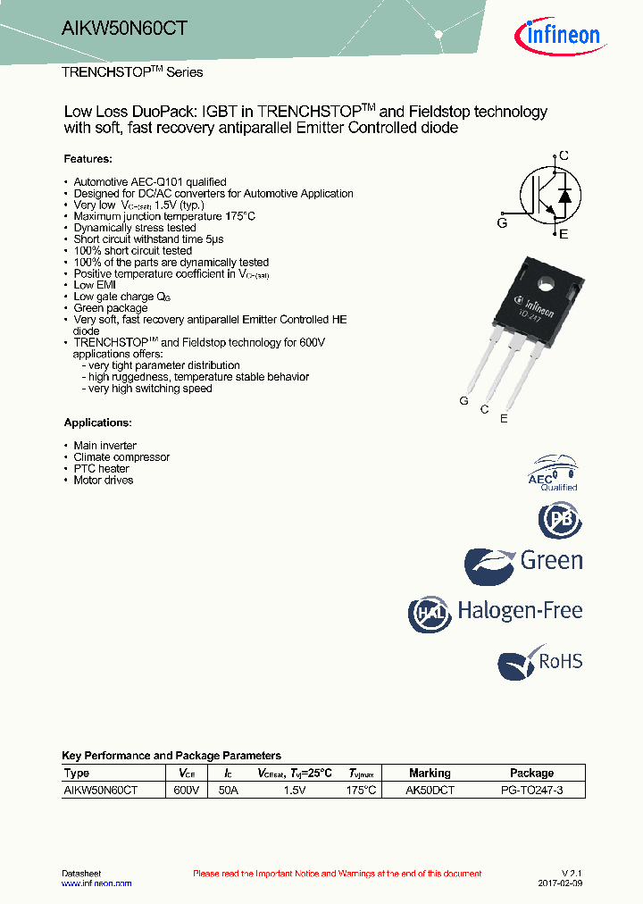 AIKW50N60CT_9045239.PDF Datasheet