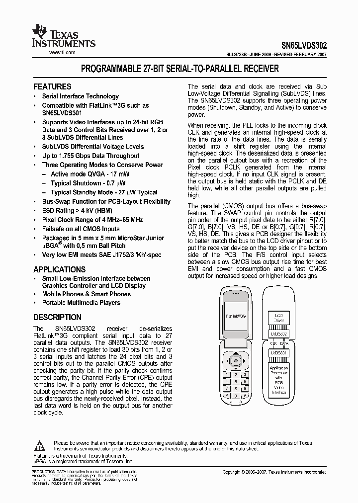 SN65LVDS302_9045375.PDF Datasheet
